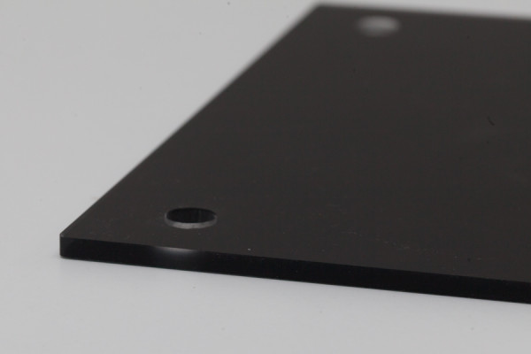 Närbild plexiglas