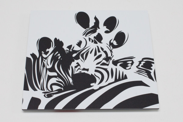 Zebra-art på Aluminium