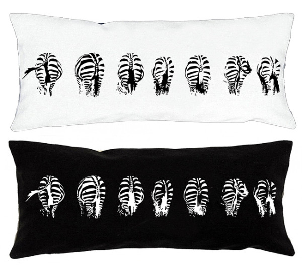 Dubbelsidig zebrakudde